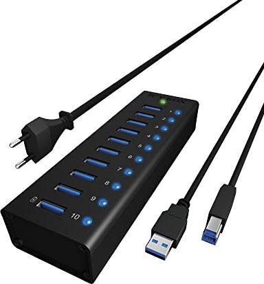 Image du produit Icy Box Ib-Ac6110 (USB-B, 10 Ports)