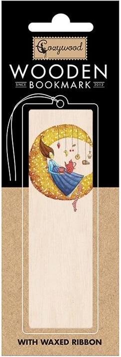 Actual product image Cozywood Mond-Lesezeichen aus Holz