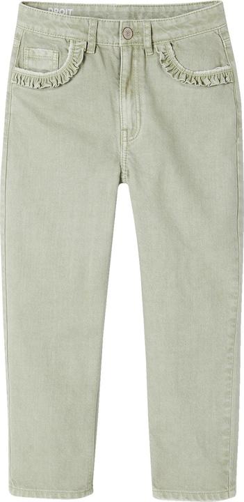 Actual product image Vertbaudet Straight girls' trousers, REGULAR waist (134)