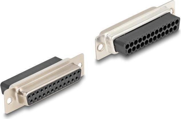 Productafbeelding Delock D-Sub 25-pins aansluiting naar RJ45-aansluiting montageset wit (0.06 m, VGA)