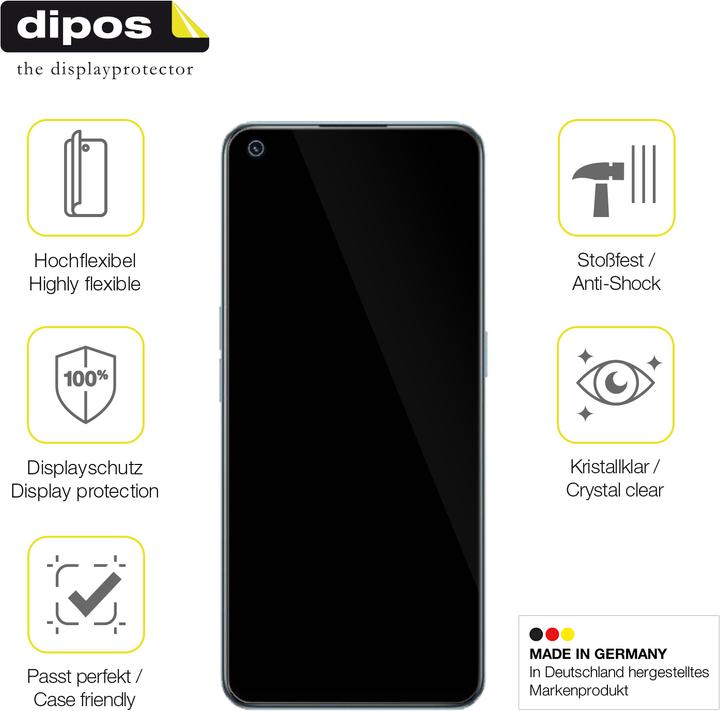 Image du produit Dipos Film de Protection d’écran Full-Cover 3D (2 pièce(s), Realme 9 Pro Plus)