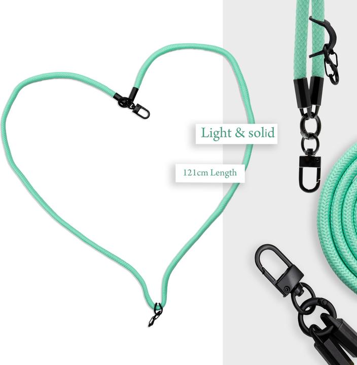 Produktbild Cadorabo Handykette für Motorola RAZR i Necklace Hülle mit verstellbarem Kordelband