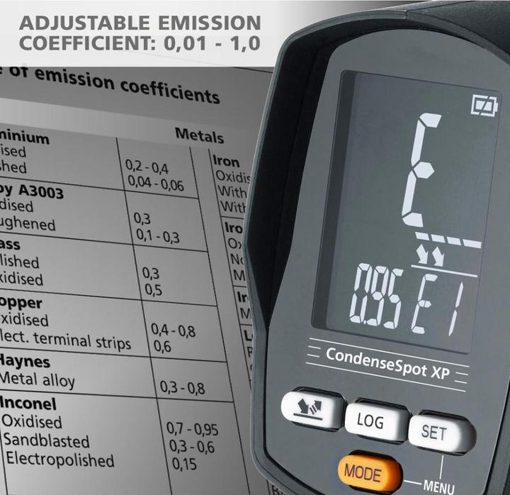 Actual product image Laserliner Humidity meter (hygrometer) CondenseSpot XP (-40 to 800 HR 30:1BLE)