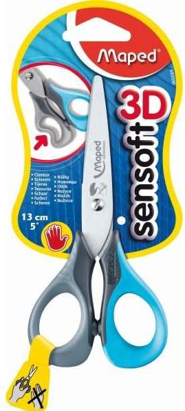Immagine prodotto Maped Forbici Sensoft 13 cm colorate per mancini (13 cm)