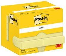 Image du produit Post-it Papillons adhésifs Standard 657 jaune 12 blocs (9 x 8 x 13 cm)