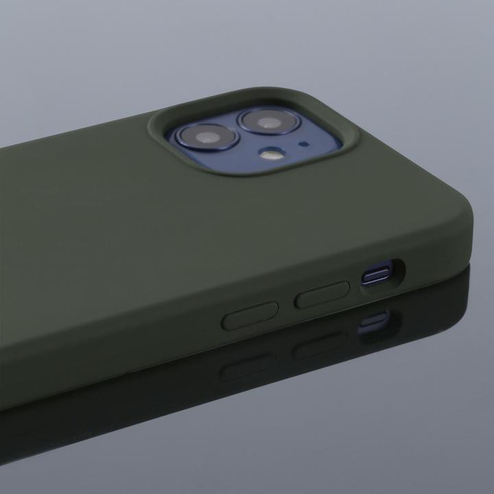 Actual product image Hama MagCase Finest Feel PRO Cell Phone Protective Case 13.7 cm (5.4" ) Cover Green (Apple iPhone 12 mini)
