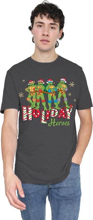 Produktbild Teenage Mutant NT Holiday Heroes TShirt weihnachtliches Design (L)