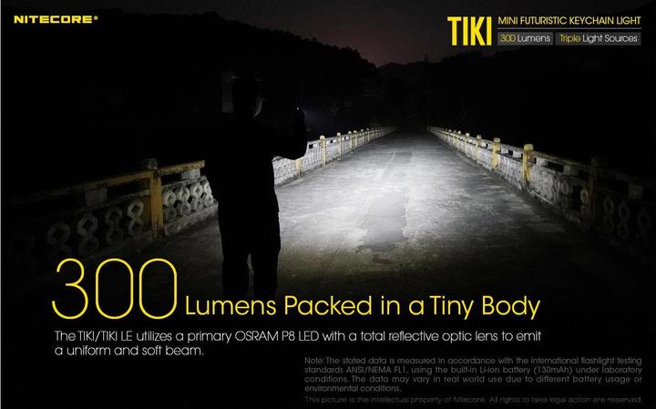 Actual product image Nitecore TIKI LE - 300 lumen (5.50 cm, 300 lm)