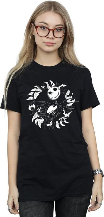Immagine prodotto Disney Nightmare Before Christmas Jack Bat Circle Maglietta Ampia Donna (4XL)