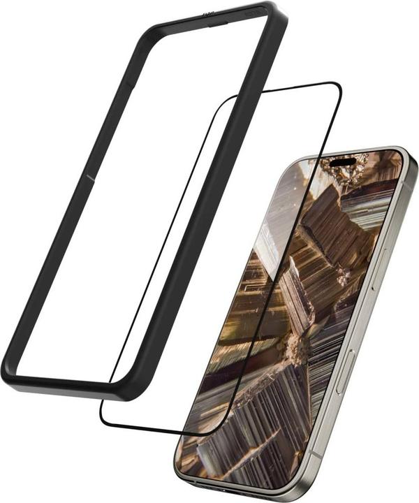 Actual product image MagEasy Vetro armoured glass (1 Piece, Apple iPhone 16)