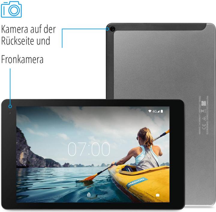 Immagine prodotto Medion X10607 (4G, 10.10", 64 GB, Nero, Grigio)