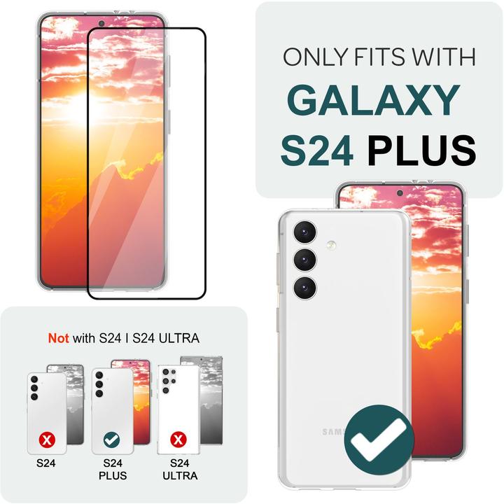 Produktbild Nalia 2x Schutzglas & 1x Applikator (2 Stück, Samsung Galaxy S21)