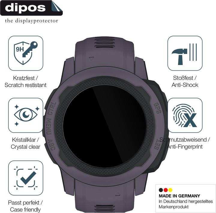 Produktbild Dipos Displayschutz Anti-Shock (Instinct 2S)