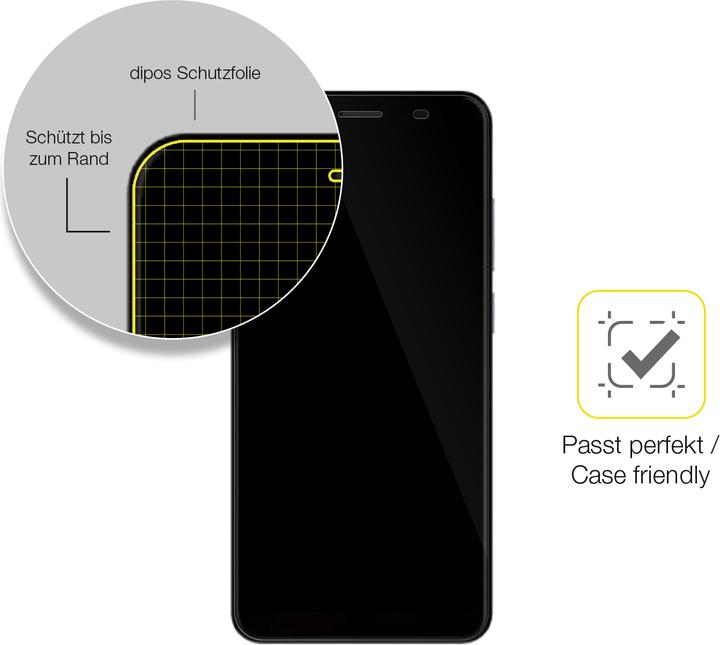 Actual product image Dipos Screen Protector Full-Cover 3D (2 Piece, Lava Iris 88S)