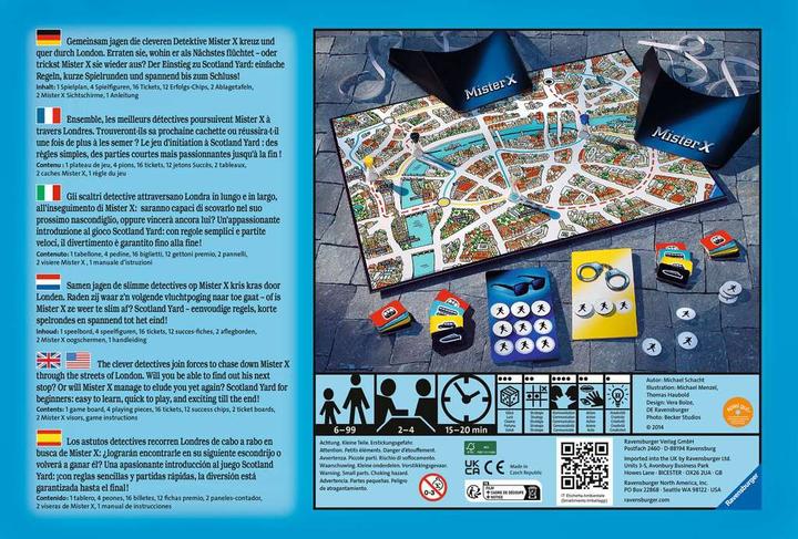 Image du produit Ravensburger Junior Scotland Yard (Allemand, Français, Italien)