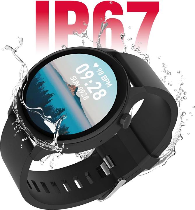 Image du produit Maxlife smartwatch MXSW-120 noir mat