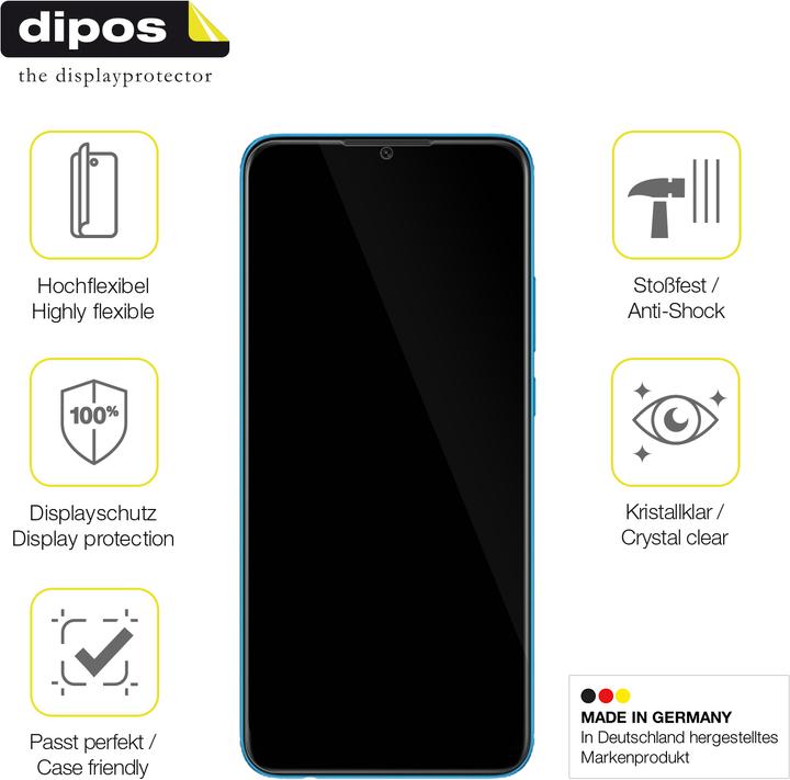 Image du produit Dipos Film de Protection d’écran Full-Cover 3D (3 pièce(s), Oppo A16e)