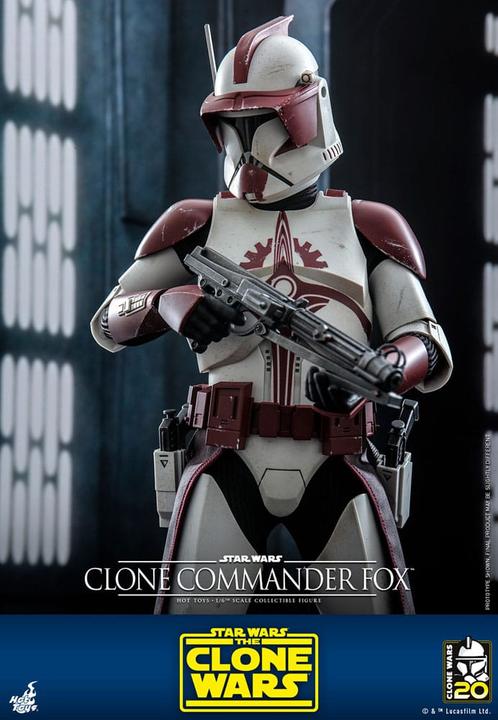 Produktbild Hot Toys Star Wars: The Clone Wars figurine 1/6 Clone Commander Fox 30 cm