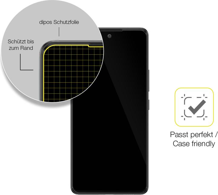 Produktbild Dipos Displayschutzfolie Full-Cover 3D (2 Stück, Samsung Galaxy A53 5G)