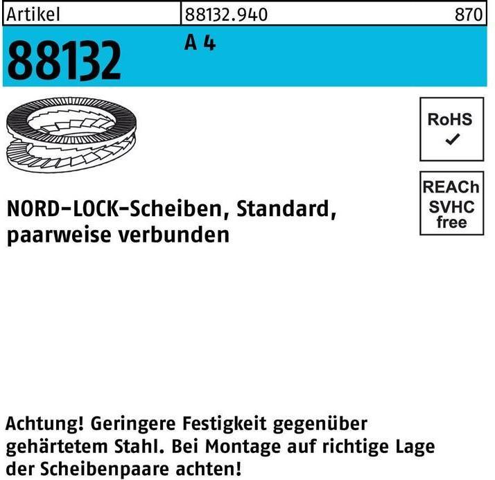 Nord-Lock Flat washer R 88132