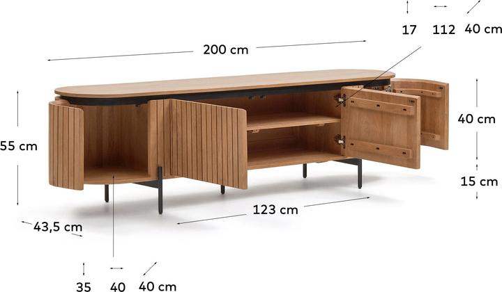 Immagine prodotto Kave Home Licia (43,5 x 200 cm)