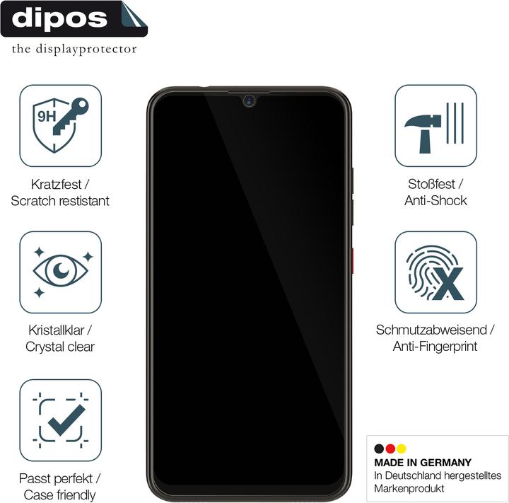 Produktbild Dipos Displayschutz Anti-Shock (1 Stück, A1 Alpha)