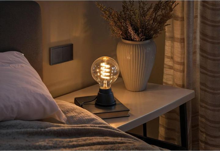 Actual product image Hama Smart LED lamp, Matter, E27, globe, filament G95, RGBW, dimmable, with app (E27, 4.90 W, 470 lm, 1 x, F)