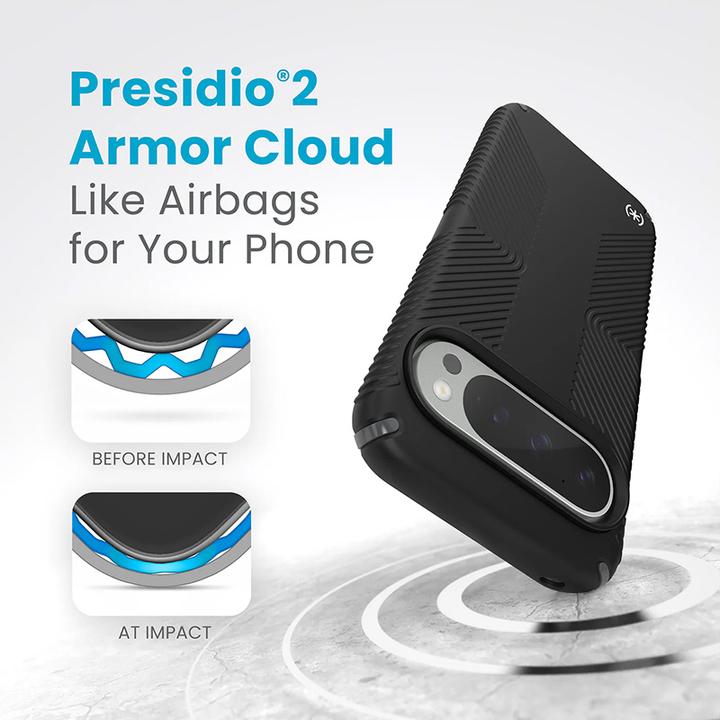 Image du produit speck Presidio2 Grip - Étui pour Google Pixel 9 / Google Pixel 9 Pro (Noir) (Google Pixel)