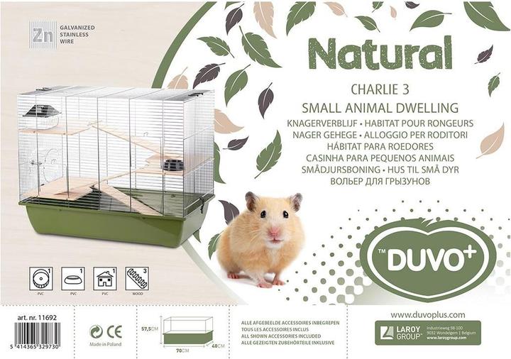 Image du produit Duvoplus Cage pour rongeurs Natural CHARLIE 3