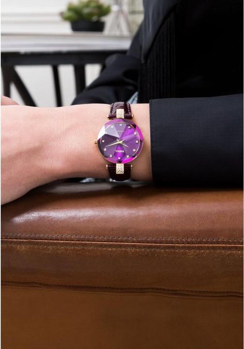 Actual product image Jowissa Facet rhinestones (Analogue wristwatch, 30 mm)