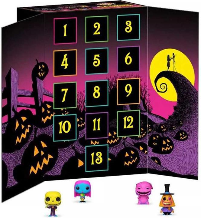 Productafbeelding Funko Kalender Nightmare Before Xmas 13 Dagen Zwart Licht