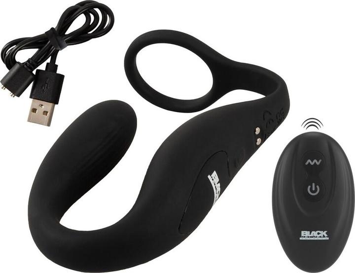Productafbeelding Black Velvets Cockring met RC buttplug (2.60 cm)
