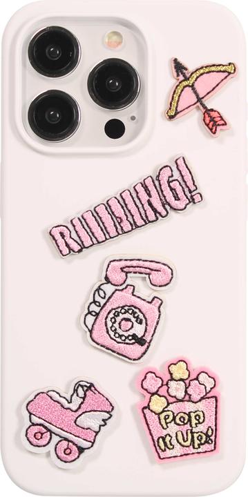 Produktbild PhoneLook Sticker Aufkleber für Handy/Tablet/Computer 3D gestickt Vintage Telefon