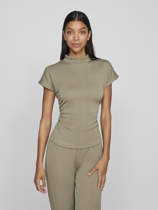 Actual product image Vila High neck short sleeve top (S)