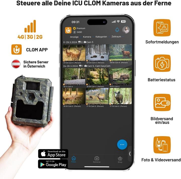 Produktbild ICUserver Clom Cam 5 Wildkamera