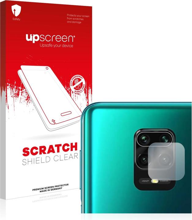 Produktbild upscreen Schutzfolie Displayschutz Displayschutzfolie Folie Klar Transparent (1 Stück, Xiaomi Redmi Note 9S)