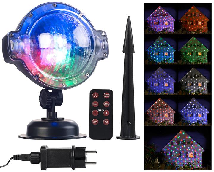 Image du produit Lunartec Lampe boule à LED avec effet de chute de neige et minuterie (LED)
