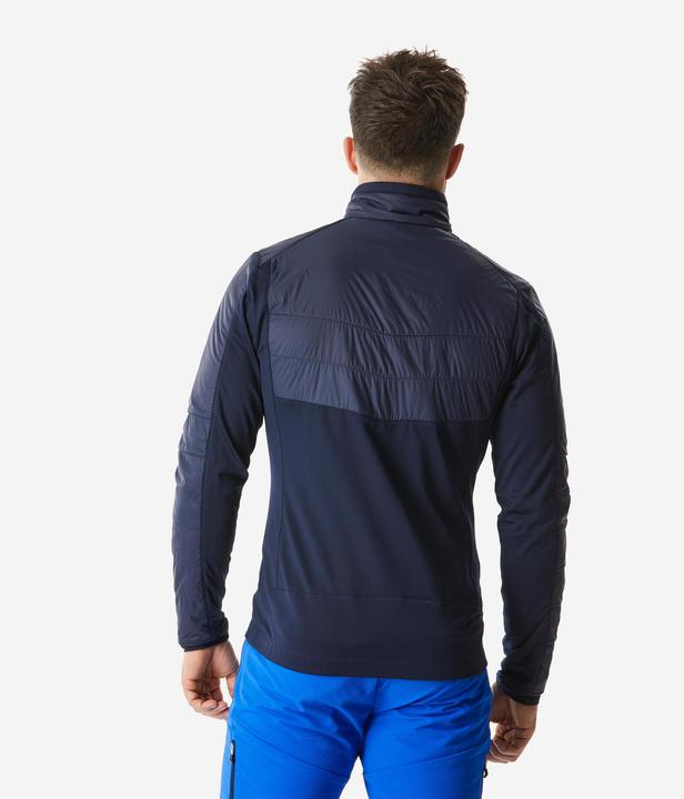Actual product image Quechua Fleece jacket men's hybrid jacket warm winter hiking - SH900 Mountain (XL)
