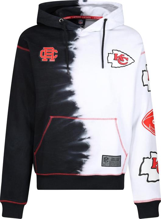 Immagine prodotto Recovered Felpa con cappuccio in pile Re:covered - INK DYE Kansas City Chiefs - XL (XL)