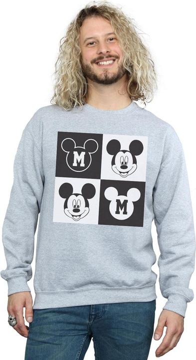 Produktbild Disney Mickey Mouse Smiling Squares Sweatshirt (L)