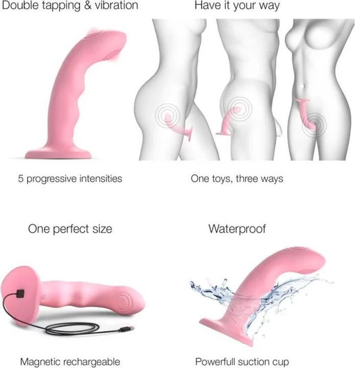 Produktbild Strap-on-me Tapping Dildo Wave