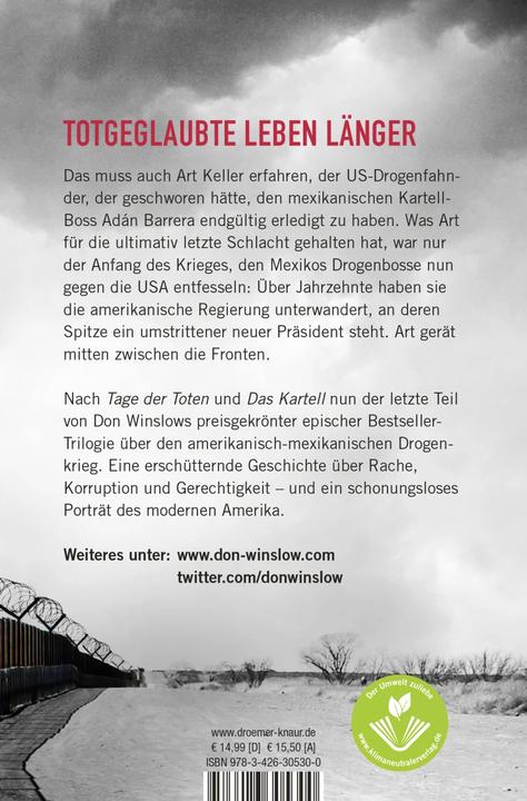 Productafbeelding Jahre des Jägers (Duits, Don Winslow, 2021)