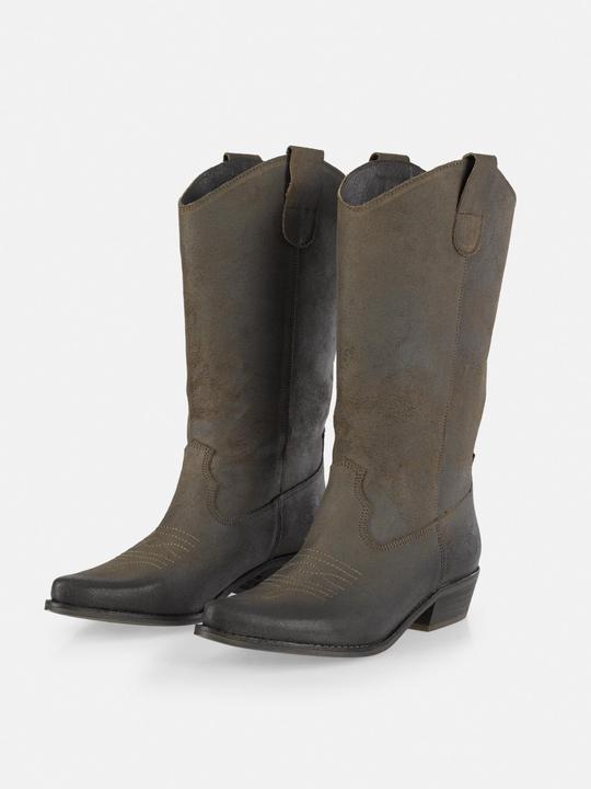 Image du produit Felmini El Paso B921, bottes de cowboy en daim de luxe. Avec l'artisanat d'art (41)
