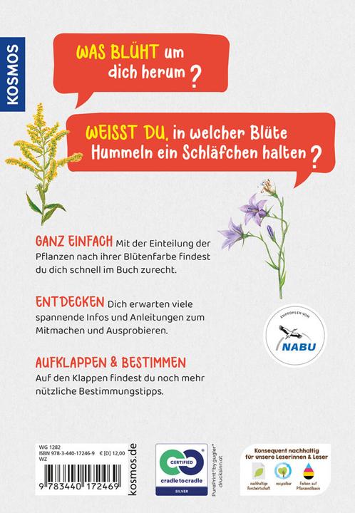 Image du produit Kosmos Was blüht denn da? Kindernaturführer (Allemand, Heike Herrmann, Ursula Stichmann-Marny, 2022)