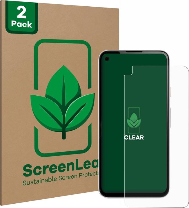 Immagine prodotto ScreenLeaf Pellicola protettiva sostenibile Pellicola protettiva dello schermo chiara trasparente (2 Pezzo/i, Google Pixel 4a)