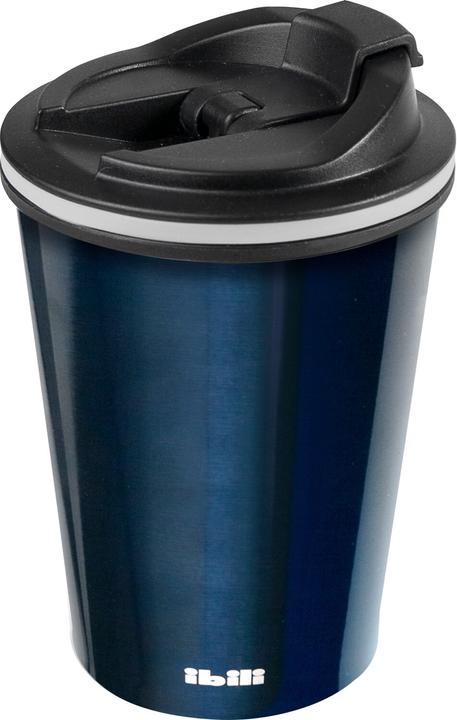 Image du produit Ibili Bouteille thermos bleue 280ml en acier inoxydable double paroi réutilisable (0.28 l)