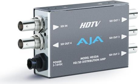 Actual product image AJA HD5DA HD/SD distribution amplifier