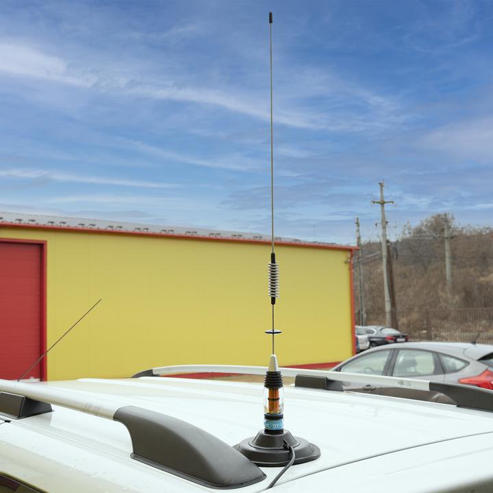 Actual product image PNI CB President LINCOLN II radio package + CB antenna ML70, length 70 cm, 26-30 MHz, 200 W (0.00 km)