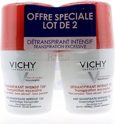 Produktbild Vichy 2er-Set Deodorants - 50 ml (Roll-on, 100 ml)