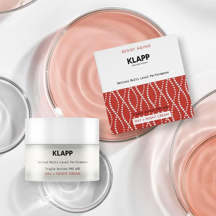 Produktbild Klapp RESIST AGING Retinol Triple Action PRO AGE Day + Night Cream (50 ml, 24h Creme)
